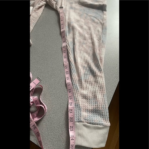Danskin Marble Print Waffle 2pc Pj Set Size Large - Picture 15 of 15